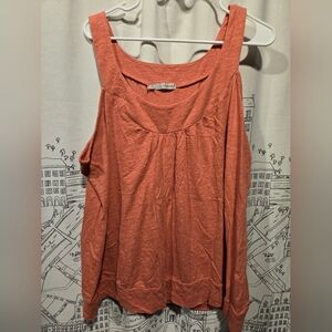 EUC Women's Maurices Salmon Camisole Tank Blouse Top Size 3